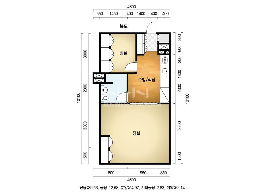 충청남도 당진시 시곡동 우민늘사랑 아파트 52㎡ 10평형대