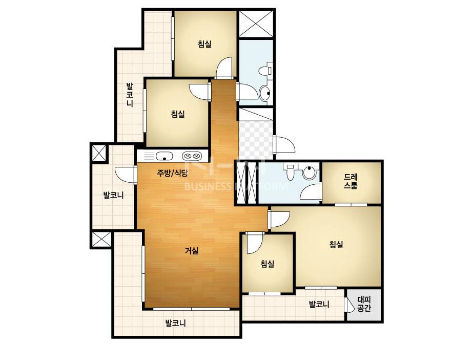 경기도 고양시 덕양구 신원동 신원마을고양삼송아이파크 아파트 127A㎡ 30평형대