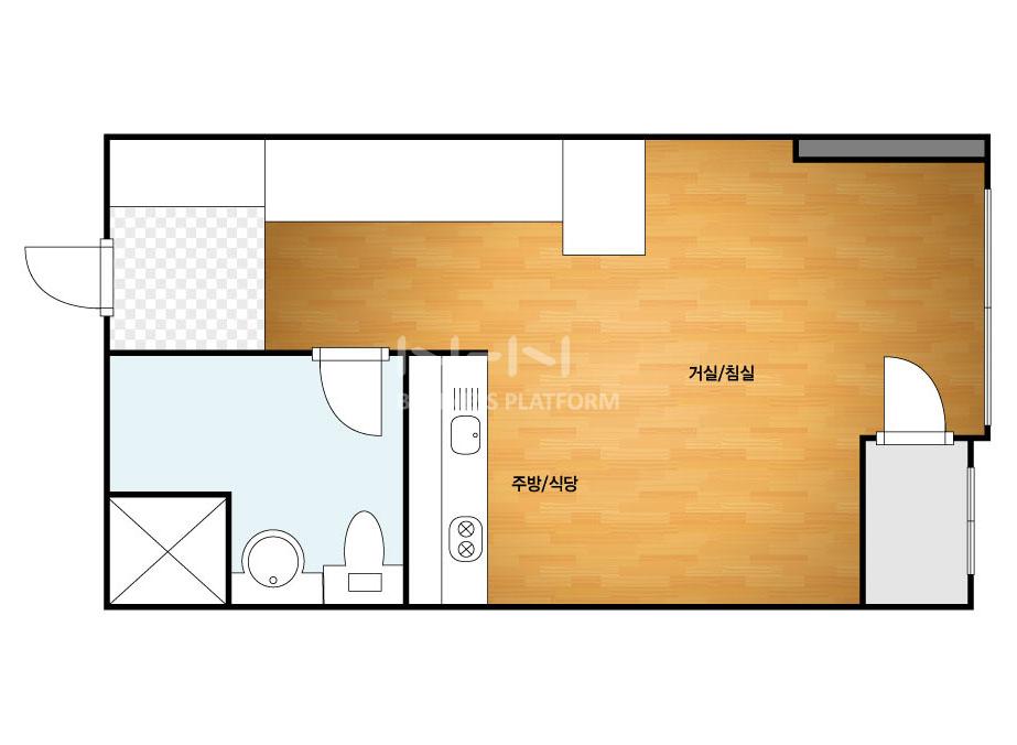 부산시 중구 대청동1가 코모도에스테이트 주상복합 35A㎡ 10평형대