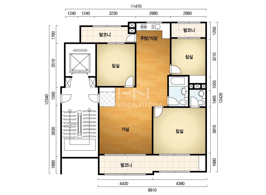 경상남도 거제시 장평동 거제수창프라임시티 아파트 97㎡ 20평형대