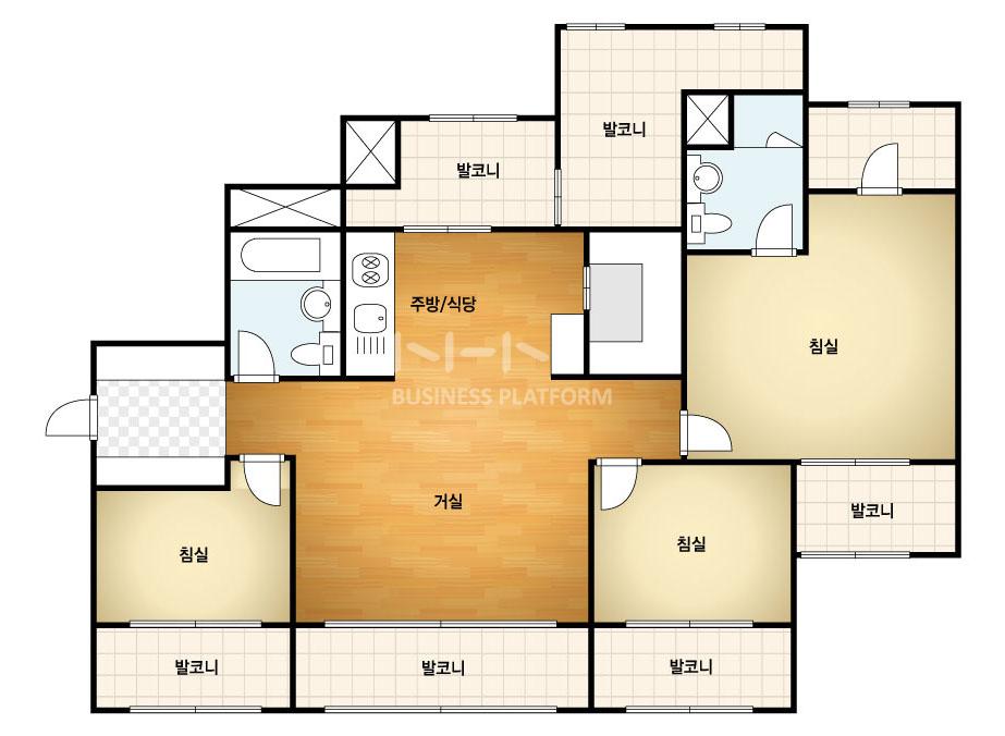 울산시 중구 유곡동 우정혁신도시동원로얄듀크2차 아파트 109B㎡ 30평형대