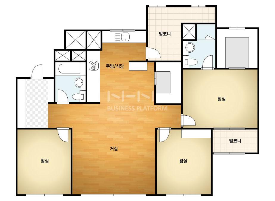 울산시 중구 유곡동 우정혁신도시동원로얄듀크2차 아파트 109A㎡ 30평형대