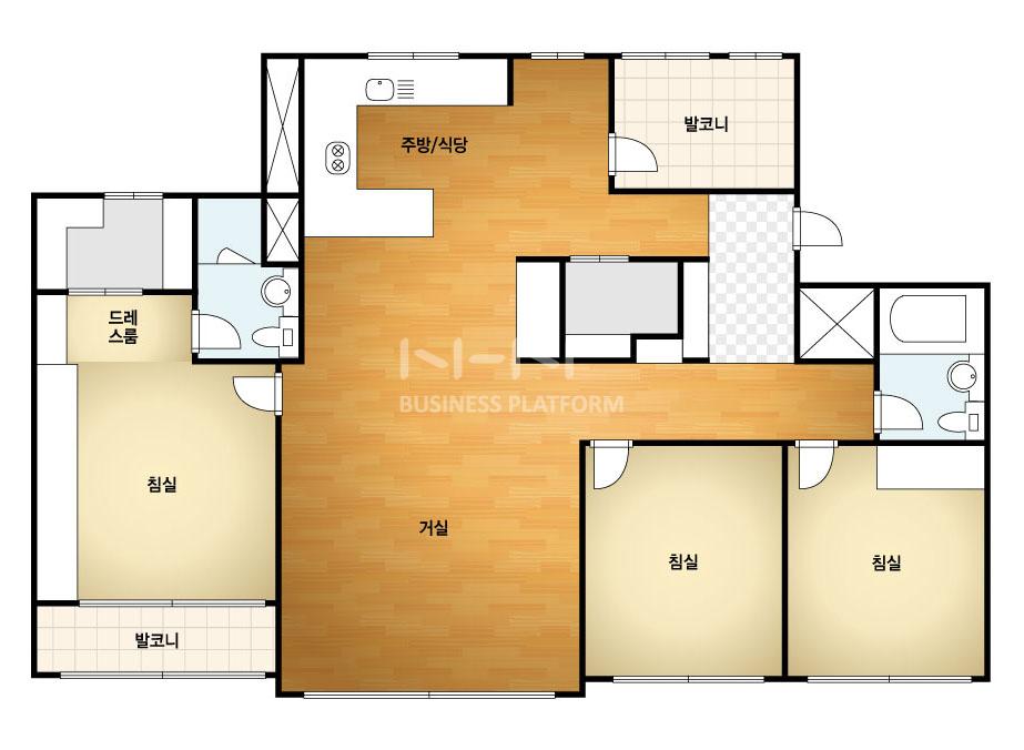 부산시 강서구 명지동 명지1차금강펜테리움센트럴파크 아파트 110C㎡ 30평형대