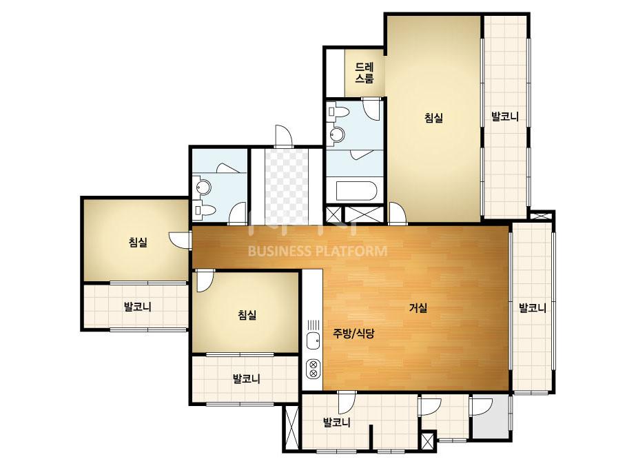 충청남도 서산시 성연면 이안서산테크노밸리 아파트 112C㎡ 30평형대
