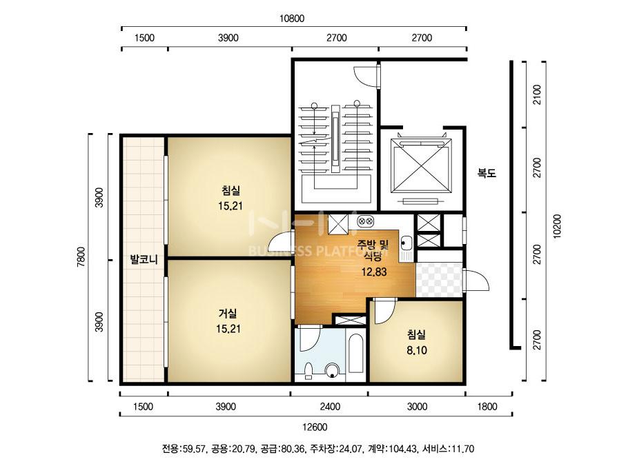 서울시 동작구 사당동 삼호그린 아파트 80A㎡ 20평형대