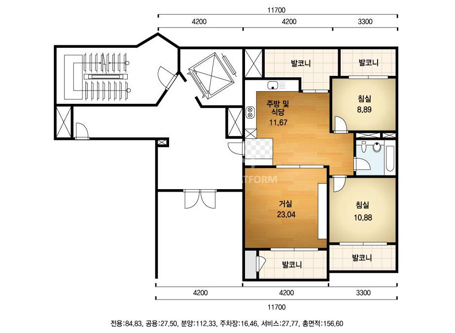 경기도 안양시 동안구 평촌동 향촌롯데 아파트 80㎡ 20평형대