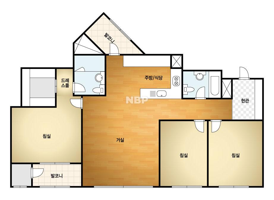 서울시 송파구 문정동 송파파크하비오푸르지오 아파트 115D㎡ 30평형대