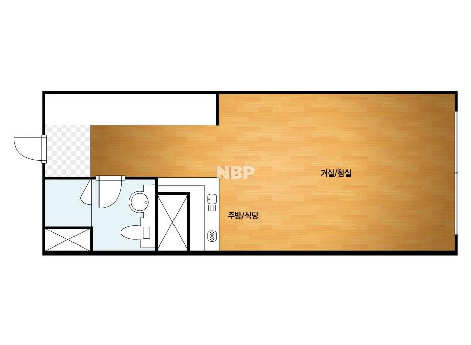 경기도 수원시 영통구 이의동 광교센트럴푸르지오시티 오피스텔 73D3㎡ 10평형대