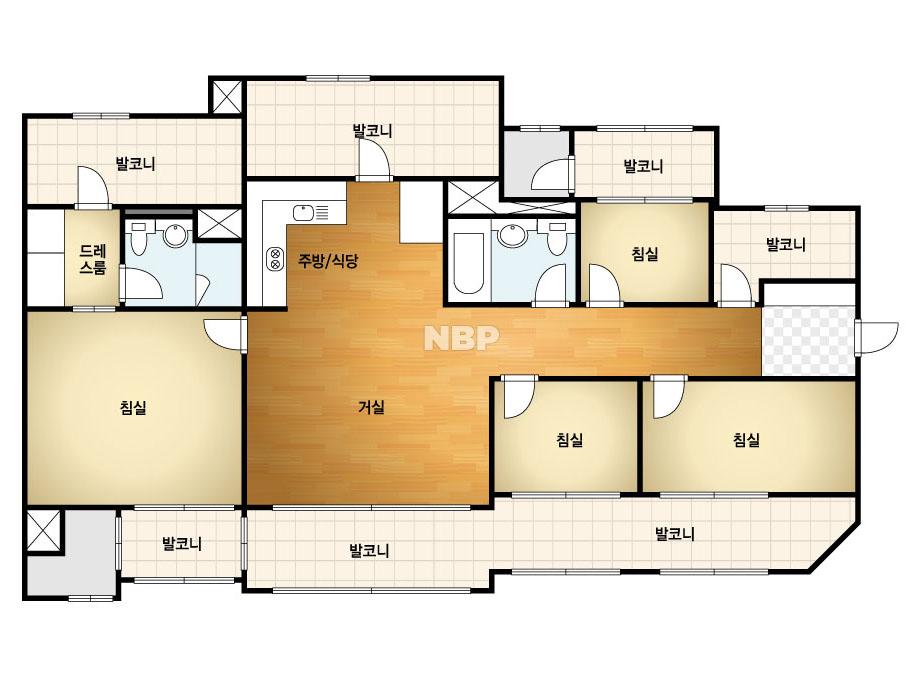대구시 달서구 월성동 대구월성협성휴포레 아파트 111B㎡ 30평형대