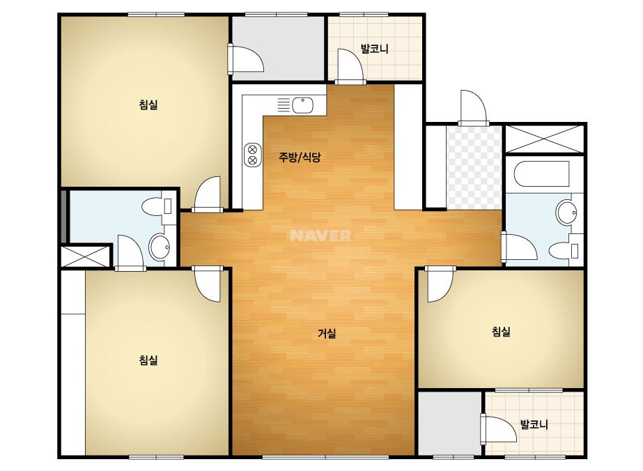 경상북도 구미시 선산읍 e편한세상구미교리 아파트 81A㎡ 20평형대