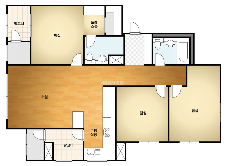 경상북도 구미시 선산읍 e편한세상구미교리 아파트 82C㎡ 20평형대
