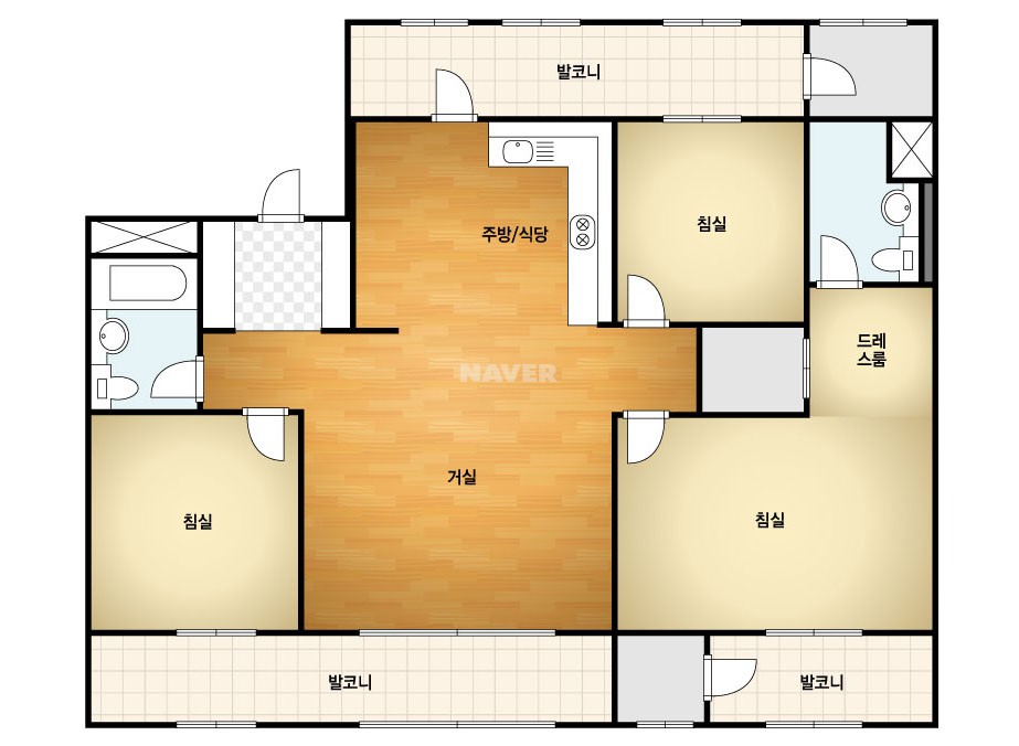 경상북도 구미시 선산읍 e편한세상구미교리 아파트 109㎡ 30평형대