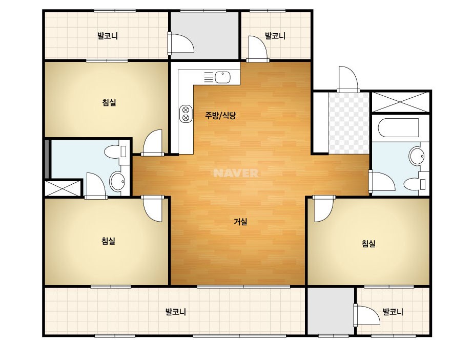 경상북도 구미시 선산읍 e편한세상구미교리 아파트 81A㎡ 20평형대
