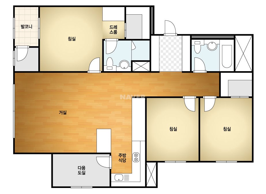 부산시 사하구 구평동 e편한세상사하 아파트 98B㎡ 20평형대