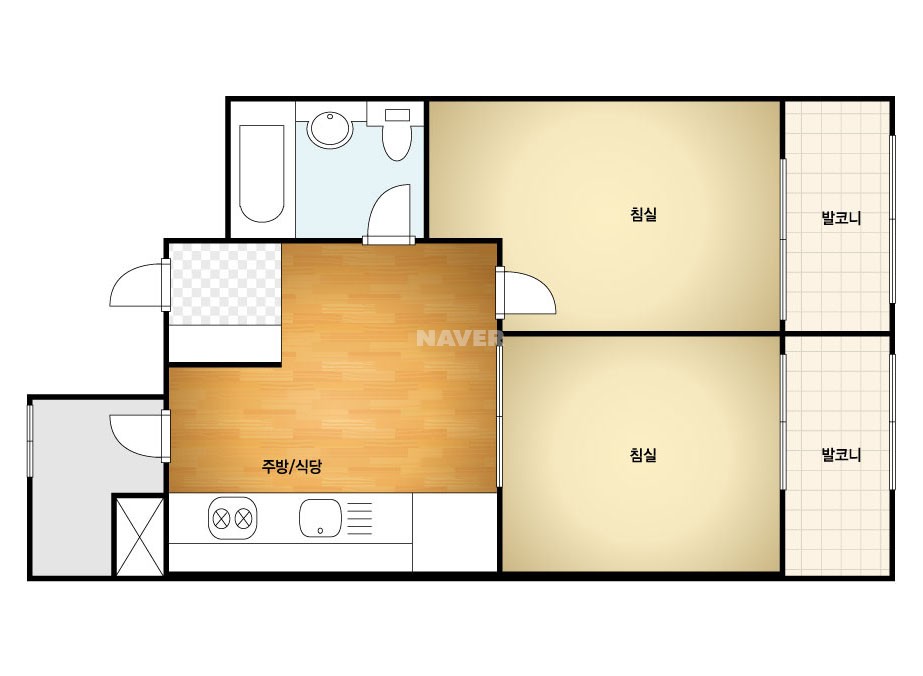 부산시 부산진구 부암동 서면동일파크스위트3차 아파트 53㎡ 10평형대