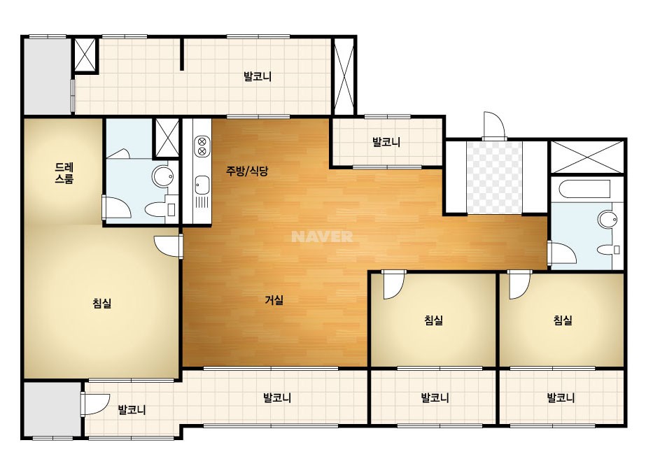 울산시 울주군 범서읍 문수산동원로얄듀크 아파트 113㎡ 30평형대