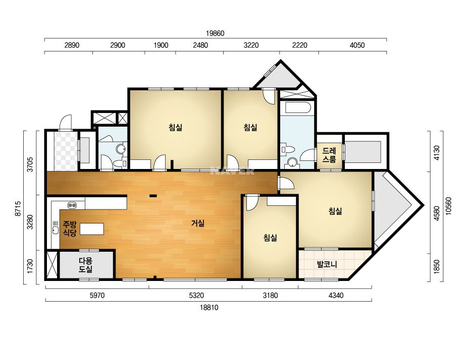 경기도 남양주시 화도읍 남양주월산사랑으로부영1단지 아파트 176B㎡ 50평형대