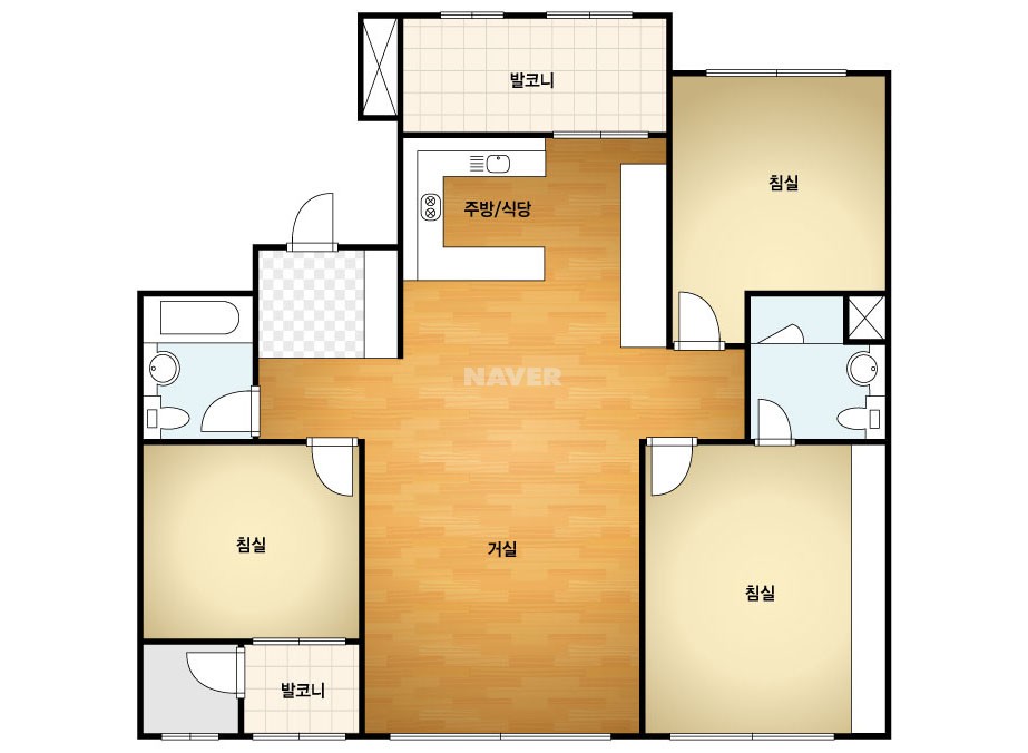 부산시 동래구 명장동 동래동일스위트 아파트 89A㎡ 20평형대