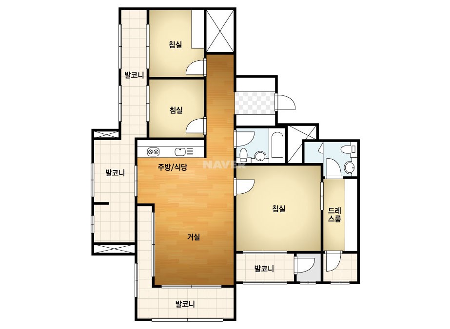 부산시 연제구 연산동 연산더샵 아파트 113B㎡ 30평형대