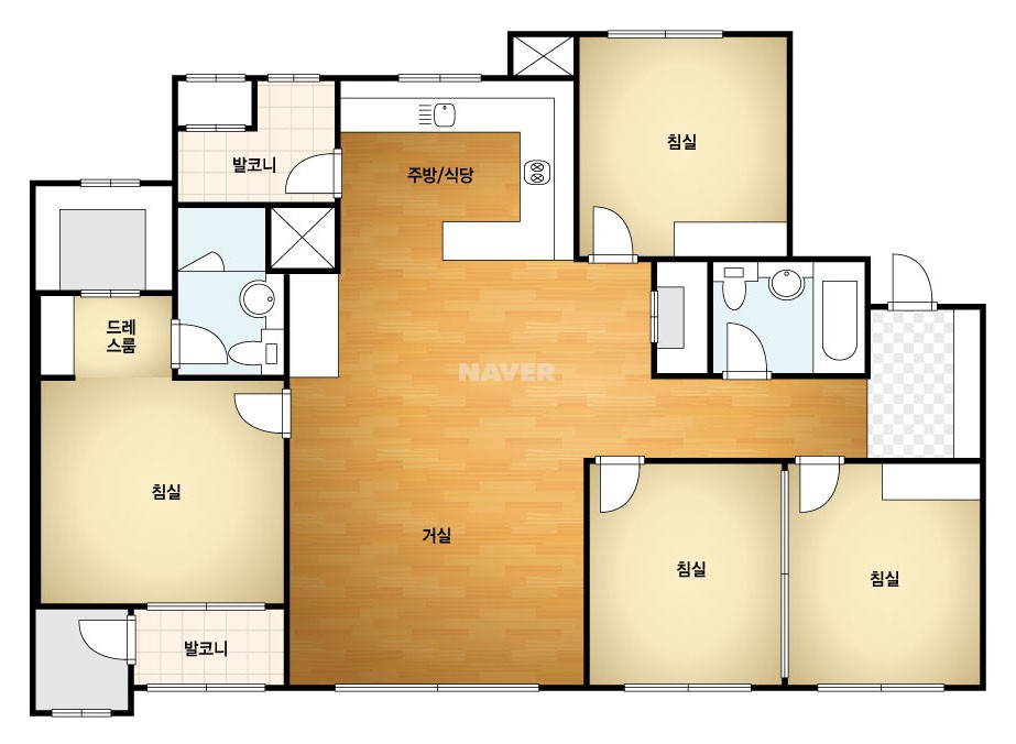 충청북도 진천군 덕산읍 모아엘가더테라스 아파트 109A㎡ 30평형대