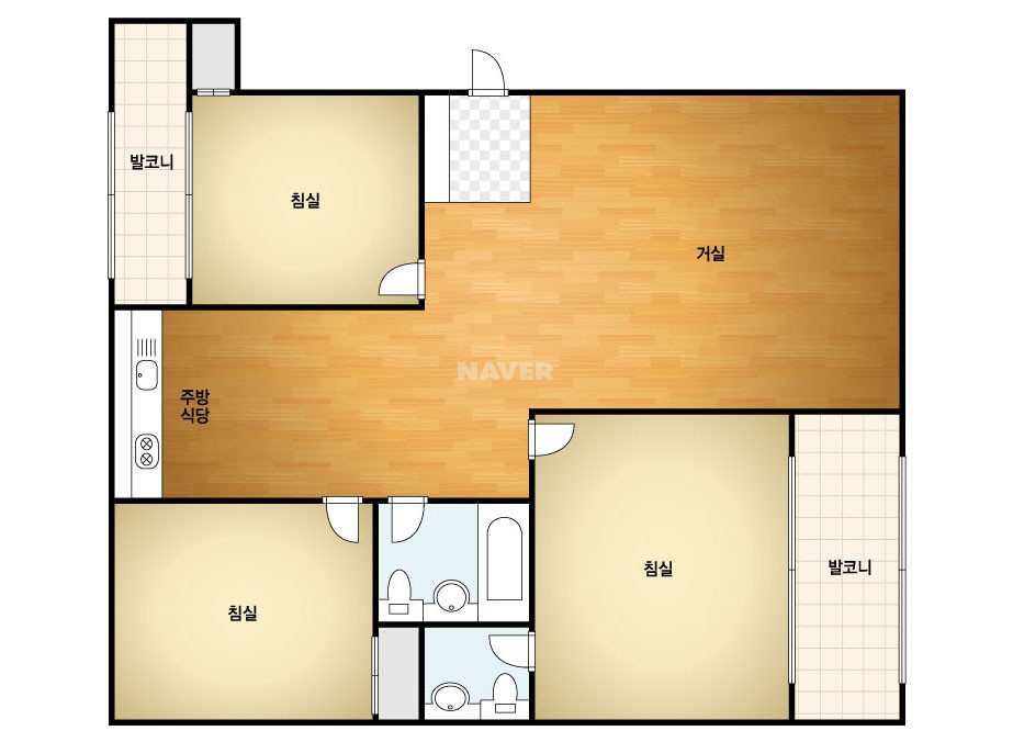 대전시 서구 도마동 대아 아파트 102㎡ 30평형대