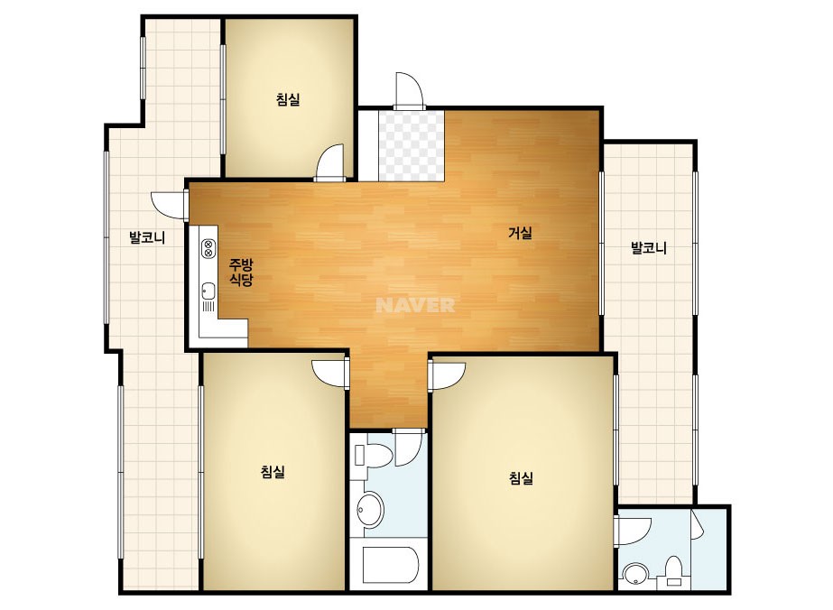 울산시 울주군 범서읍 청구제네스 아파트 79㎡ 20평형대