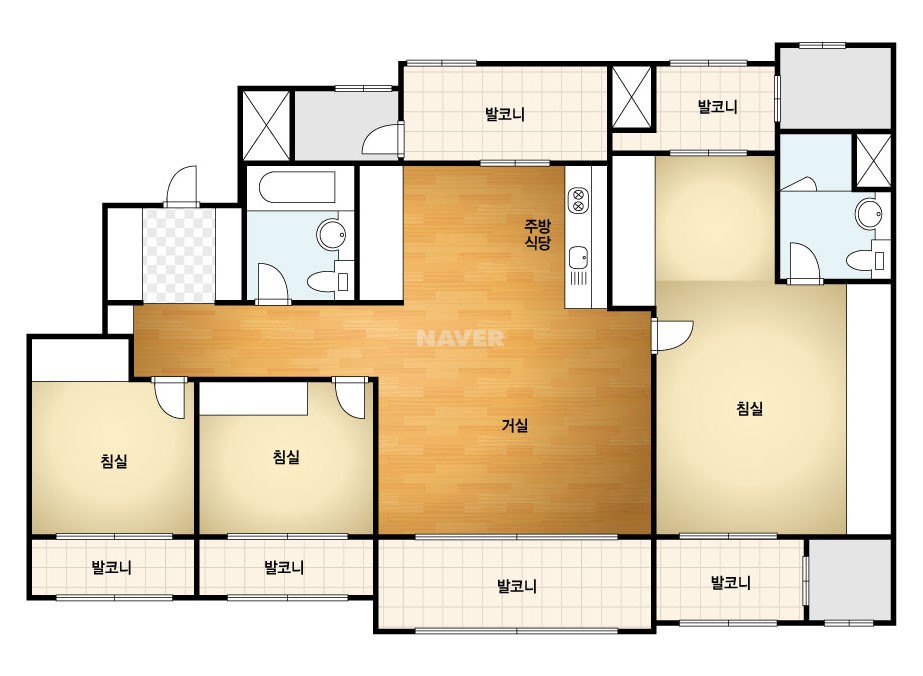 경상남도 거제시 고현동 스타힐스센트럴 아파트 111B㎡ 30평형대