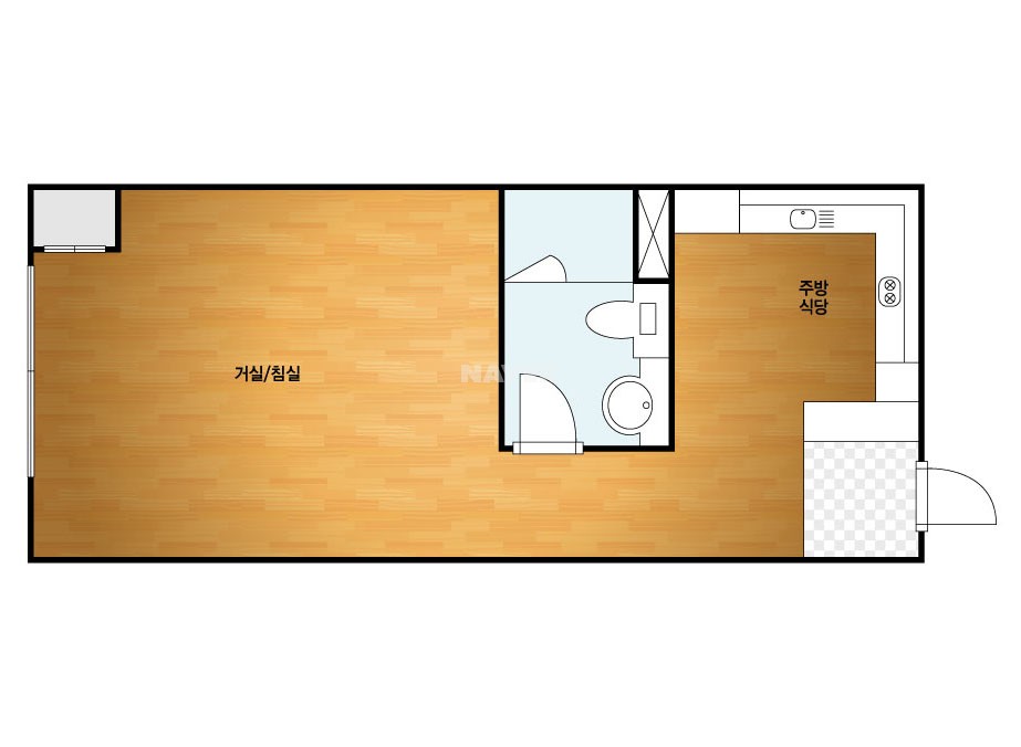 충청북도 청주시 서원구 성화동 어웰빌리지 오피스텔 45㎡ 10평형대