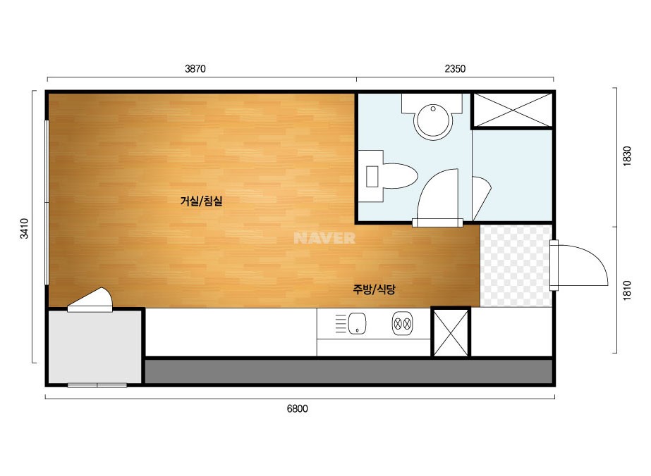전라북도 전주시 덕진구 장동 전북혁신도시대방디엠시티(오) 오피스텔 분양권 51OB㎡ 10평형대