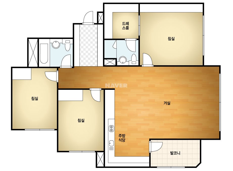 충청북도 음성군 음성읍 음성지평더웰 아파트 112D㎡ 30평형대