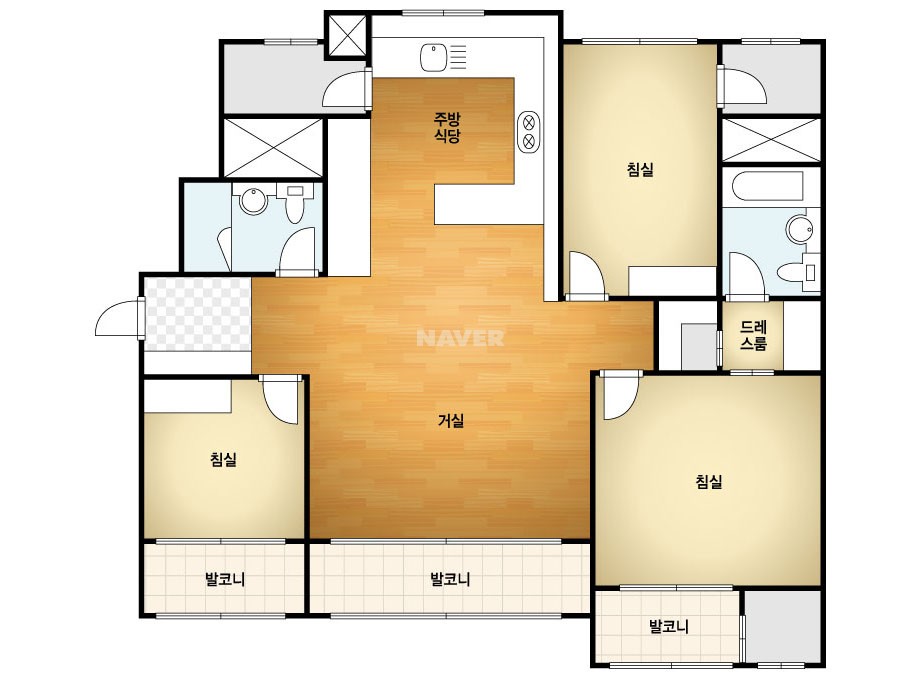 충청북도 진천군 진천읍 진천우림필유 아파트 114B㎡ 30평형대