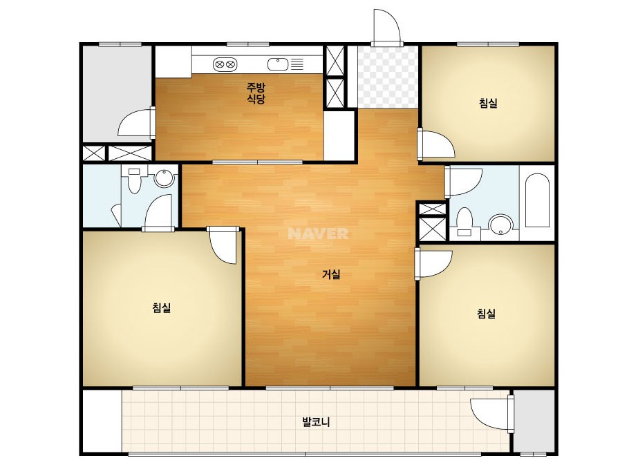 서울시 금천구 독산동 푸른터 아파트 111㎡ 30평형대