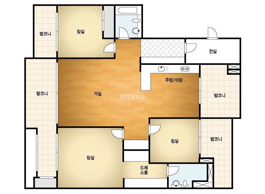 충청북도 제천시 고암동 보미파란채 아파트 114A㎡ 30평형대