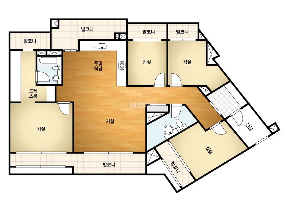충청북도 제천시 고암동 보미파란채 아파트 156B㎡ 40평형대
