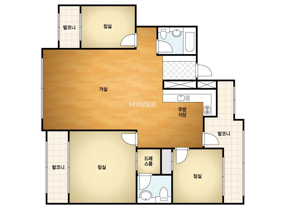 경기도 남양주시 평내동 평내마을평내2차대주파크빌 아파트 112C㎡ 30평형대