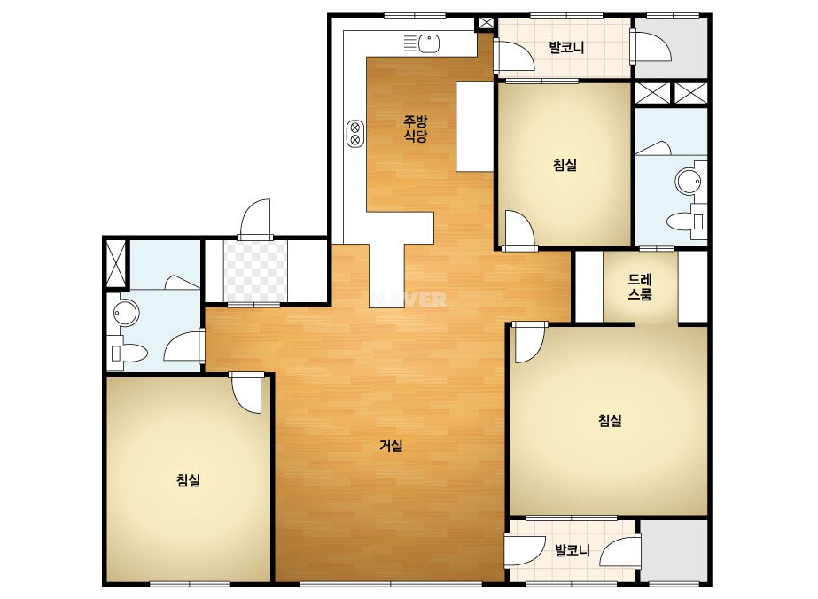 울산시 남구 신정동 금광예다움 주상복합 107B㎡ 30평형대