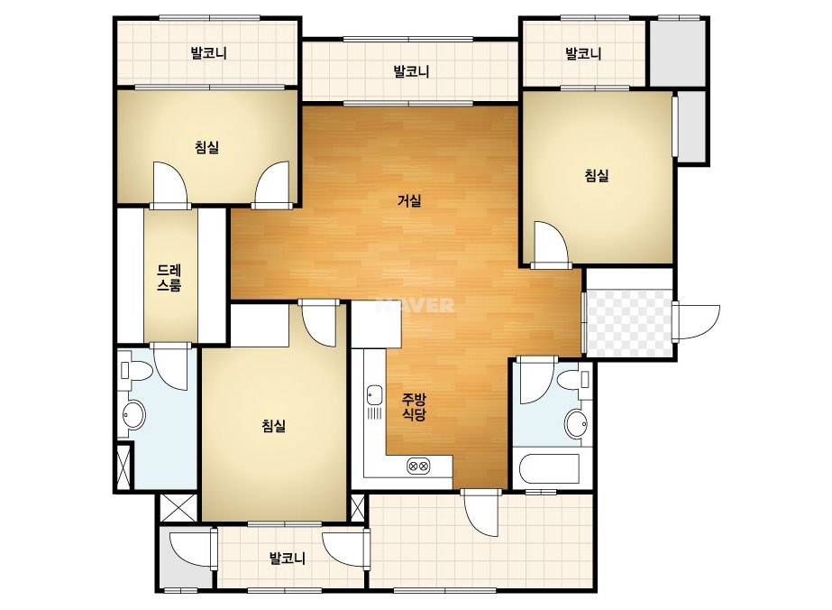 제주도 제주시 애월읍 기룡비치하임 아파트 104B㎡ 30평형대