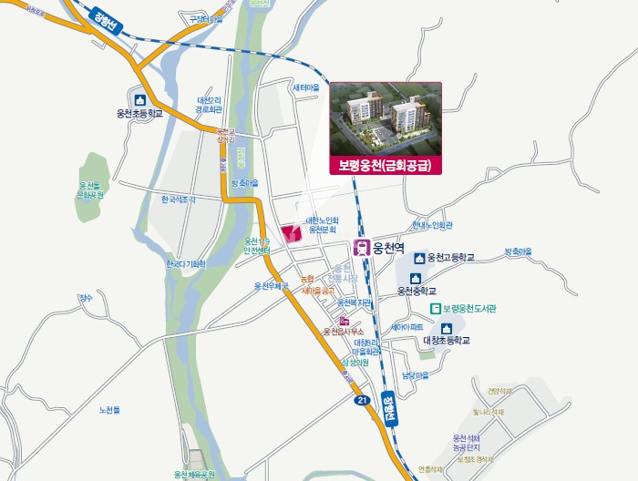 충청남도 보령시 웅천읍 보령웅천 행복주택 아파트 